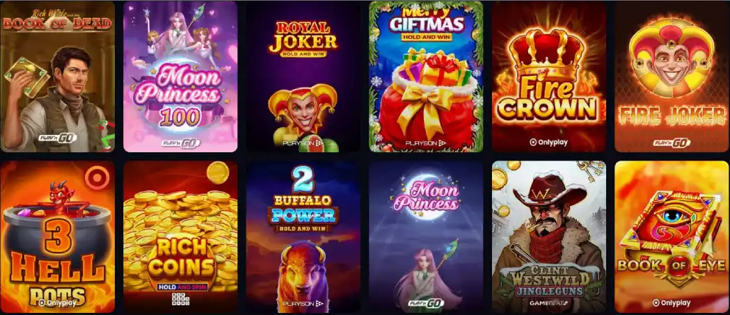 bunsbet casino popular slots
